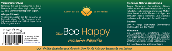 Preview: Mein BEE Happy Bienenbrothäppchen